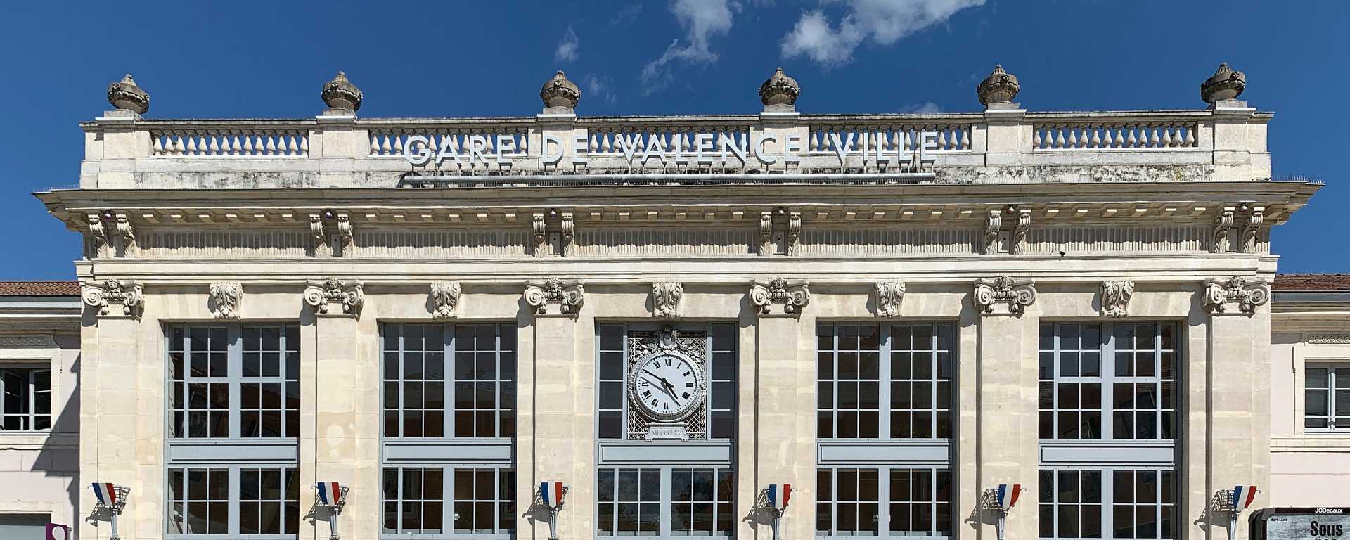 Gares et trains en Drôme Ardèche : gare de Valence ville