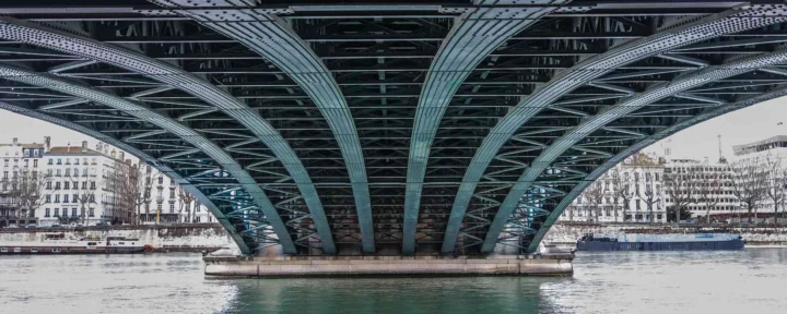 Géographie des ponts du Rhône par Abel Chatelain